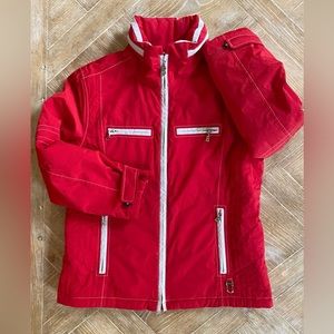 Vintage BOGNER Goan Thylmann Red Ski Jacket, Size 10 💘